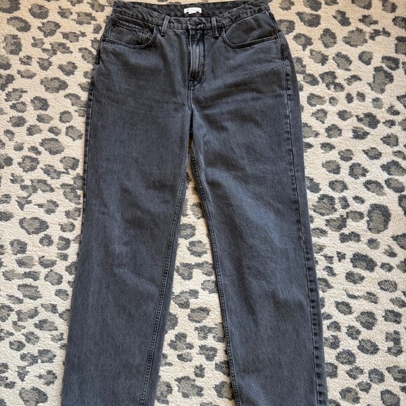 Good American Good '90s Loose Fit Jeans (black) - size 12/31 - Picture 4 of 5